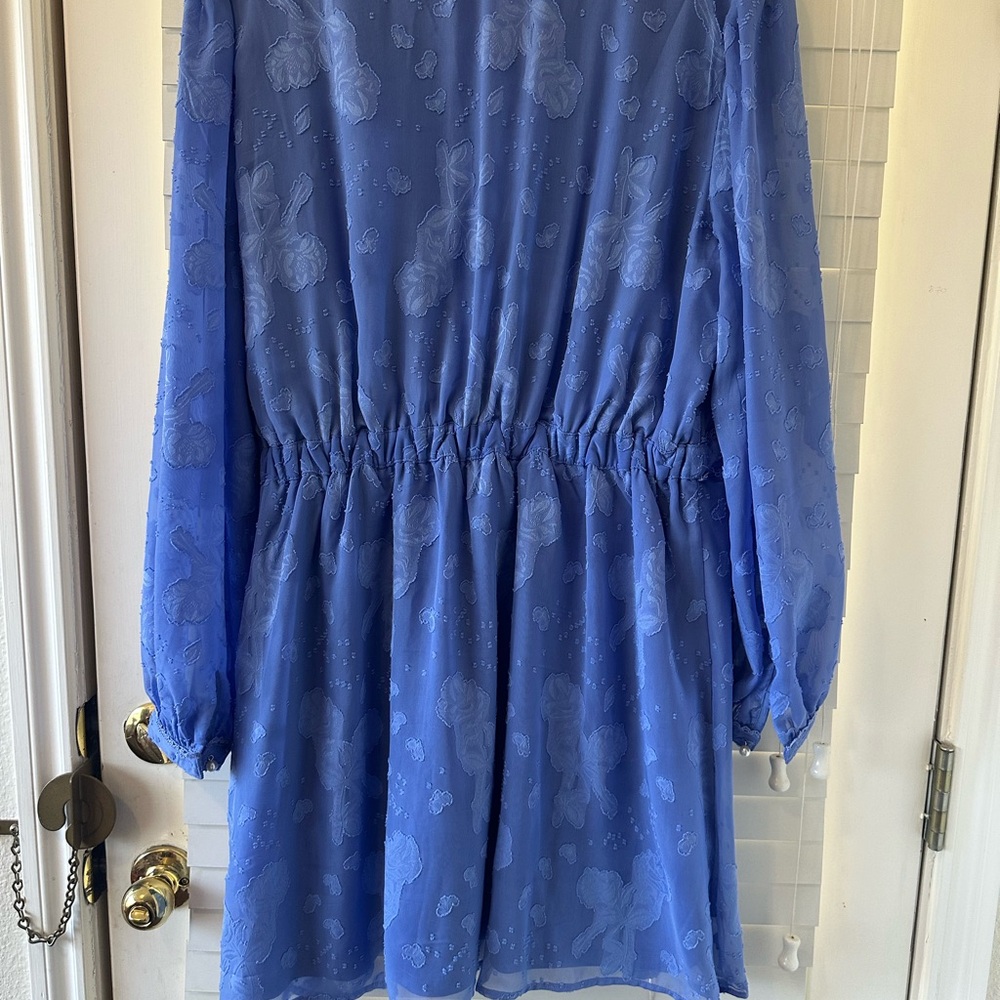 Cato Blue Long Sleeve Dress Size Xl - Picture 4 of 9
